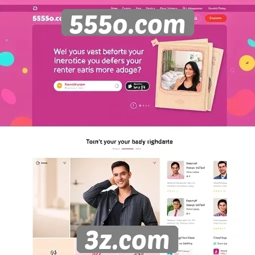 Evolução do design da interface do 555o.com