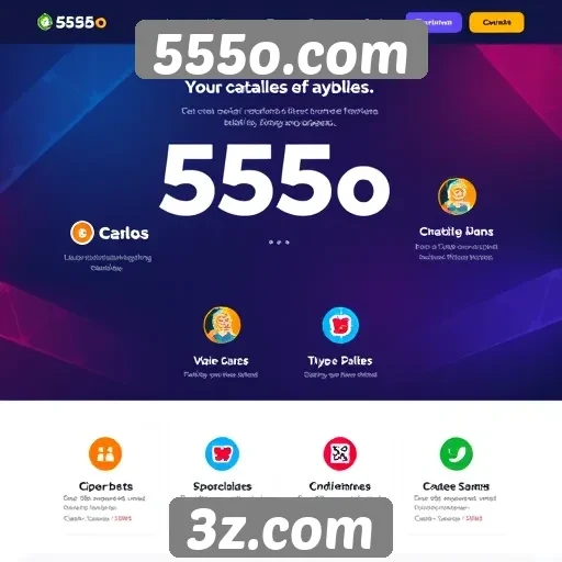 Características da interface do usuário no 555o.com